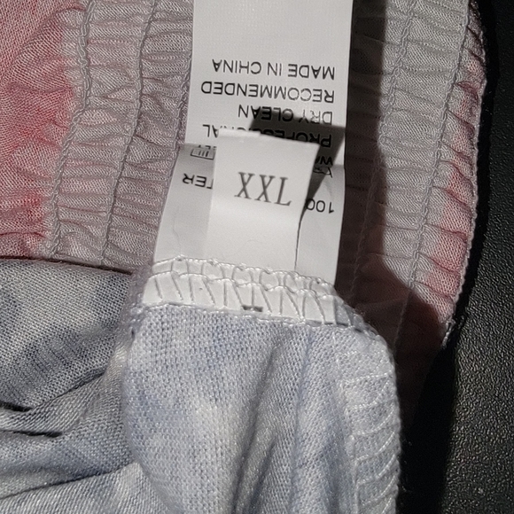 COPY - American Flag Smocked V Neck Tank Top - Picture 3 of 3